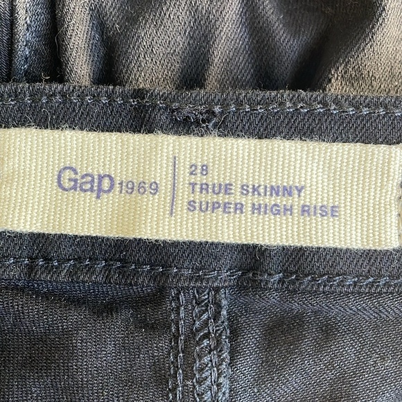 Gap Black True Skinny High Rise Jeans - Picture 5 of 6